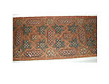 Screen, Wood; turned, carved, and painted